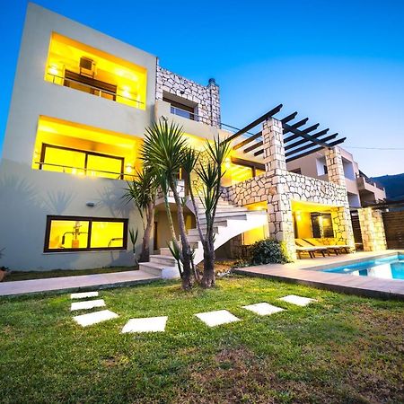 Villa Majestic Crete Heated Pool And Sauna Megála Horáfia Kültér fotó
