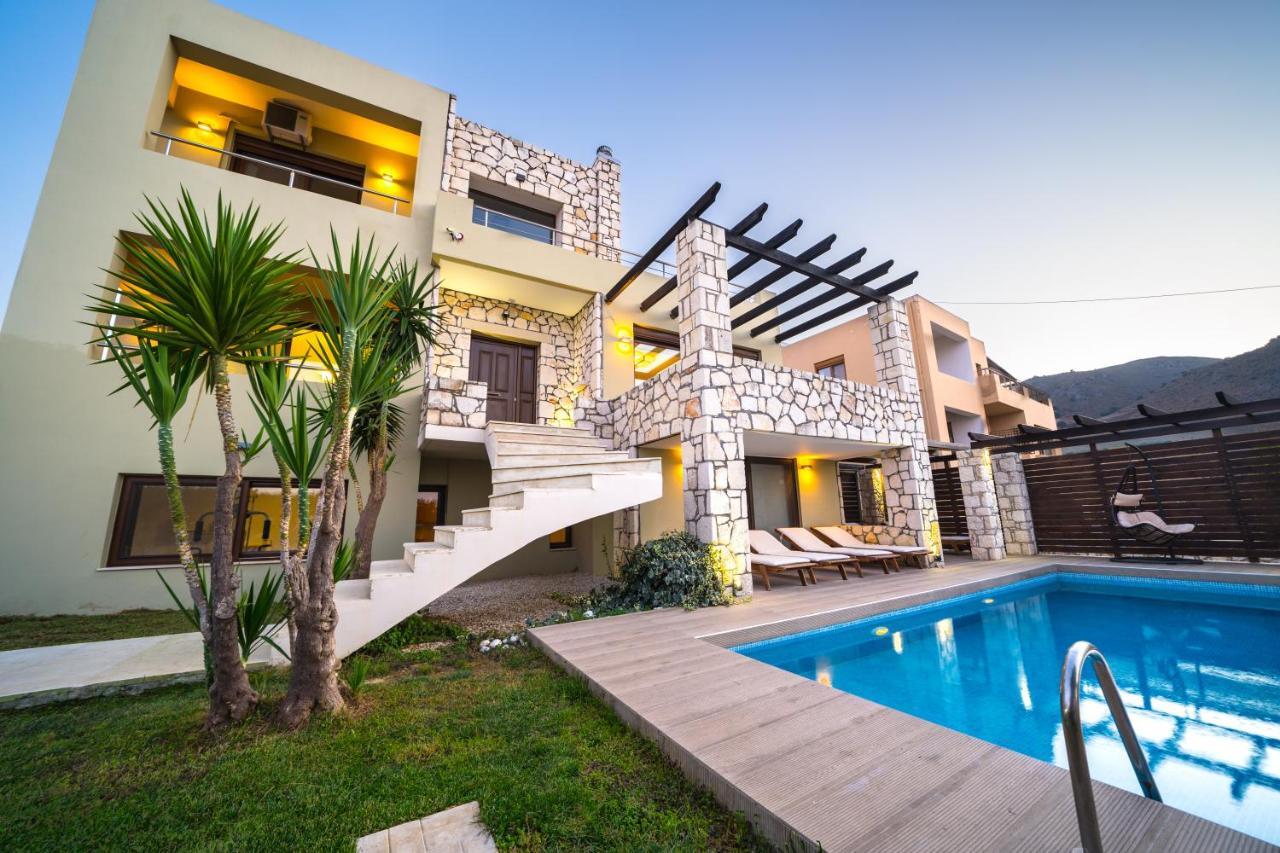 Villa Majestic Crete Heated Pool And Sauna Megála Horáfia Kültér fotó