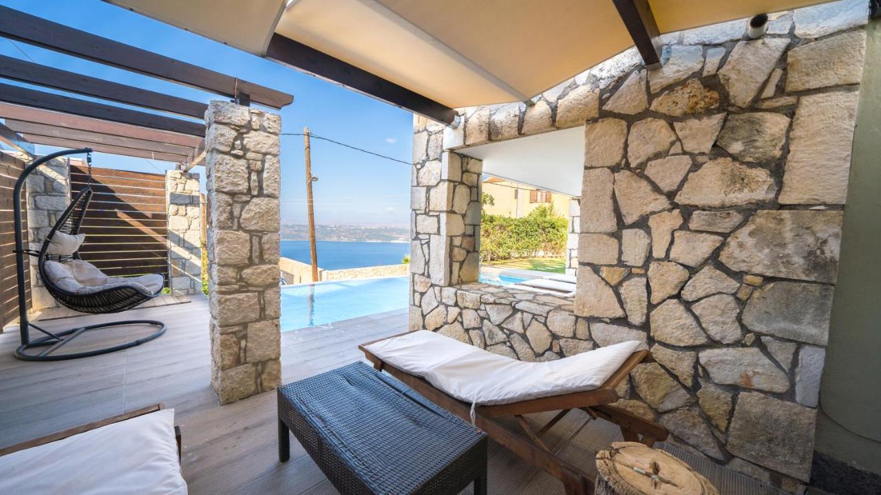 Villa Majestic Crete Heated Pool And Sauna Megála Horáfia Kültér fotó