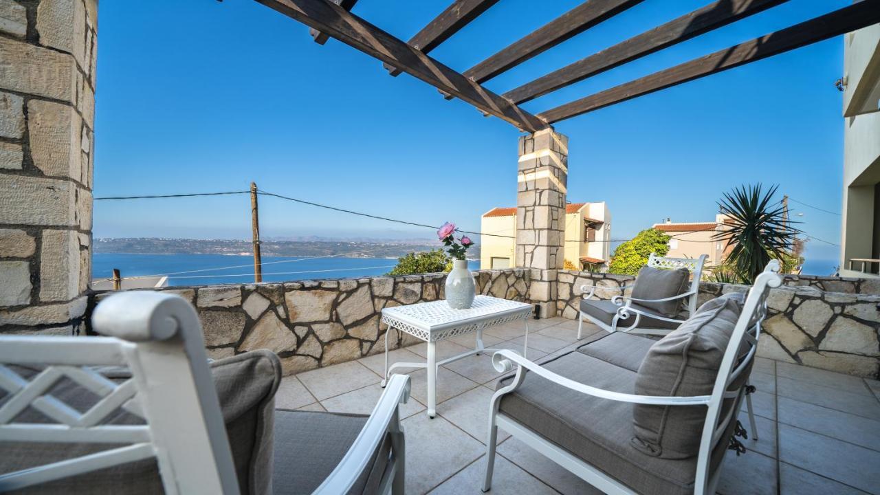 Villa Majestic Crete Heated Pool And Sauna Megála Horáfia Kültér fotó