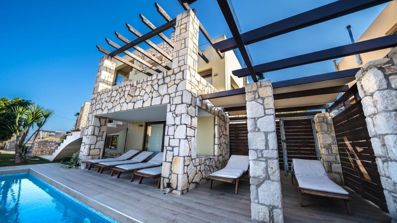 Villa Majestic Crete Heated Pool And Sauna Megála Horáfia Kültér fotó