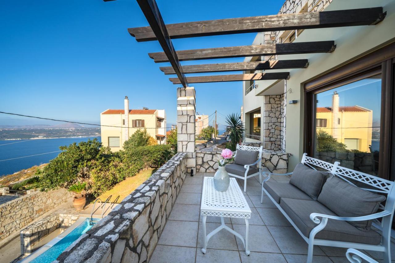 Villa Majestic Crete Heated Pool And Sauna Megála Horáfia Kültér fotó