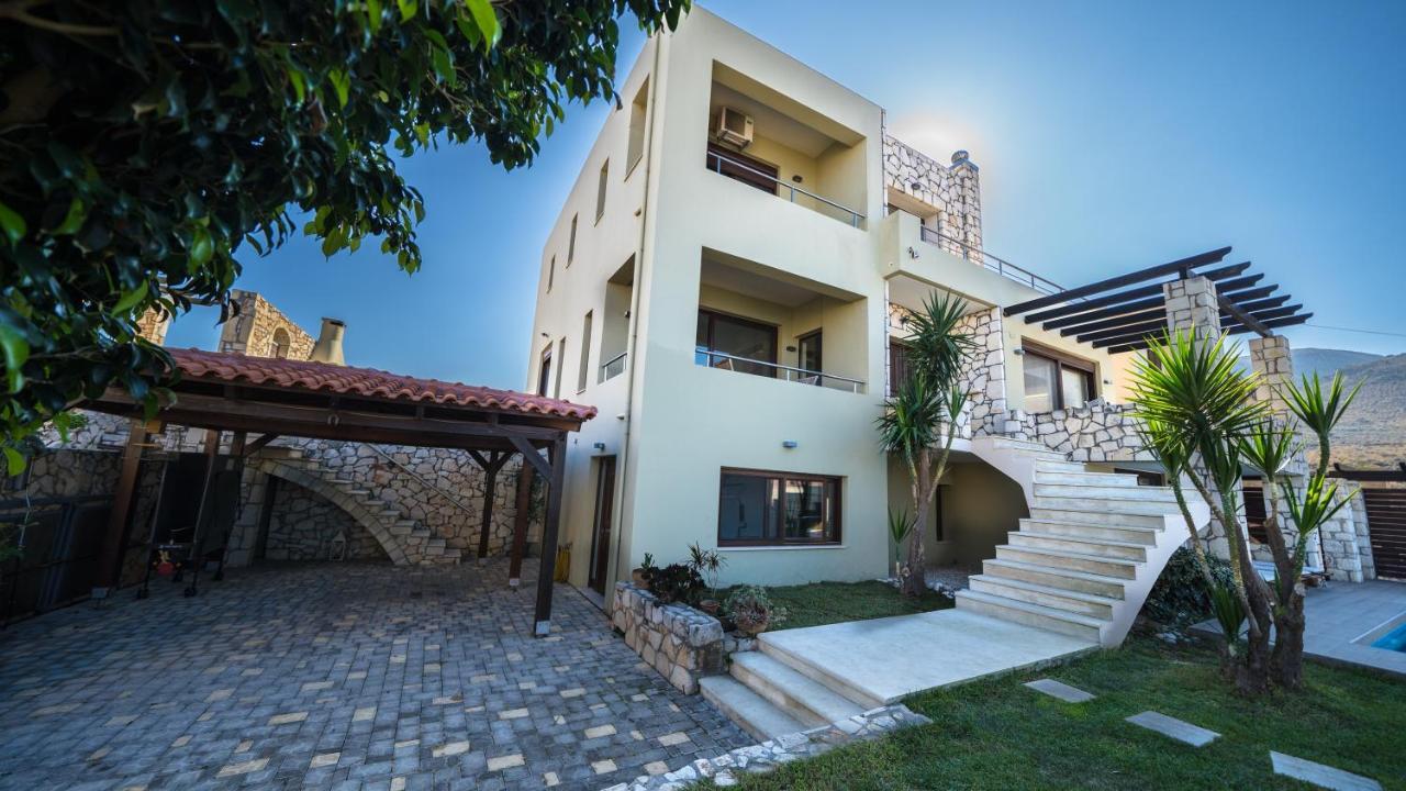 Villa Majestic Crete Heated Pool And Sauna Megála Horáfia Kültér fotó