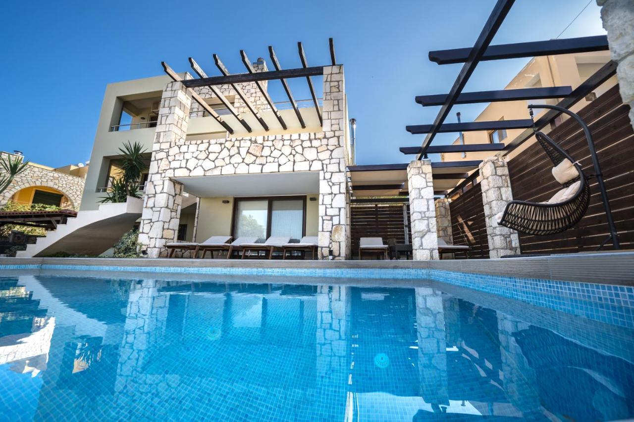 Villa Majestic Crete Heated Pool And Sauna Megála Horáfia Kültér fotó